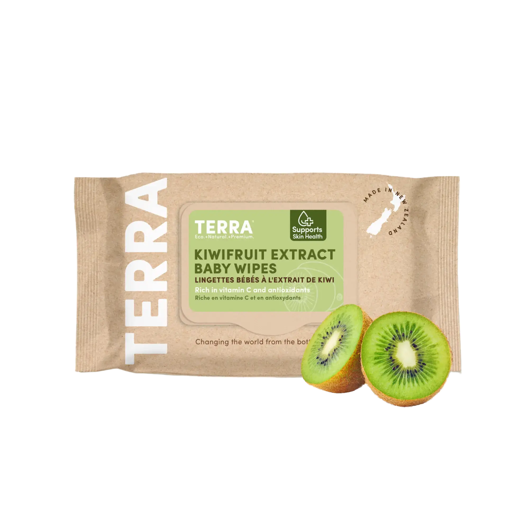 Terra Bamboo Baby Wipes Kiwifruit Extract