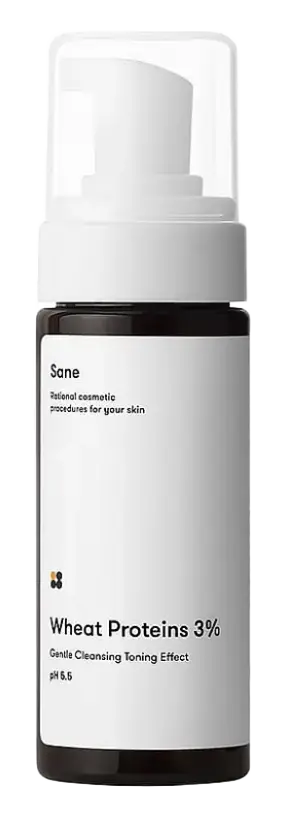 Sane Cleansing Foam With Wheat Proteins 3%