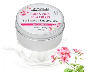 Goats of the Gorge Goats Milk Skin Cream Rose Geranium