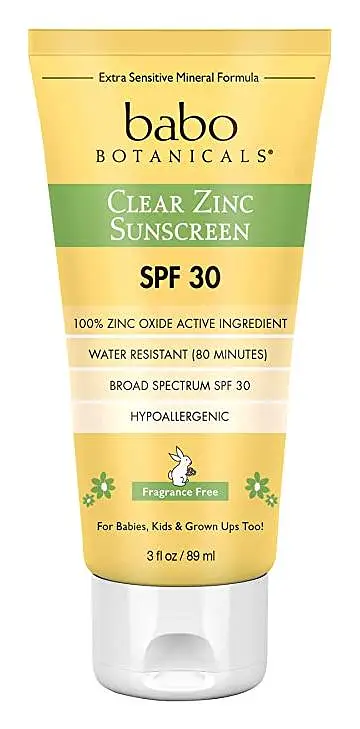 babo botanicals Clear Zinc Sunscreen Lotion Spf 30 - Fragrance Free