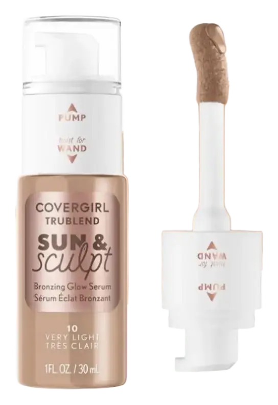 Covergirl TruBlend Sun & Sculpt Bronzing Glow Serum 10 Very Light