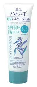 KUMANO COSME Hatomugi The Tone Up UV Milky Gel SPF 50+ Mint