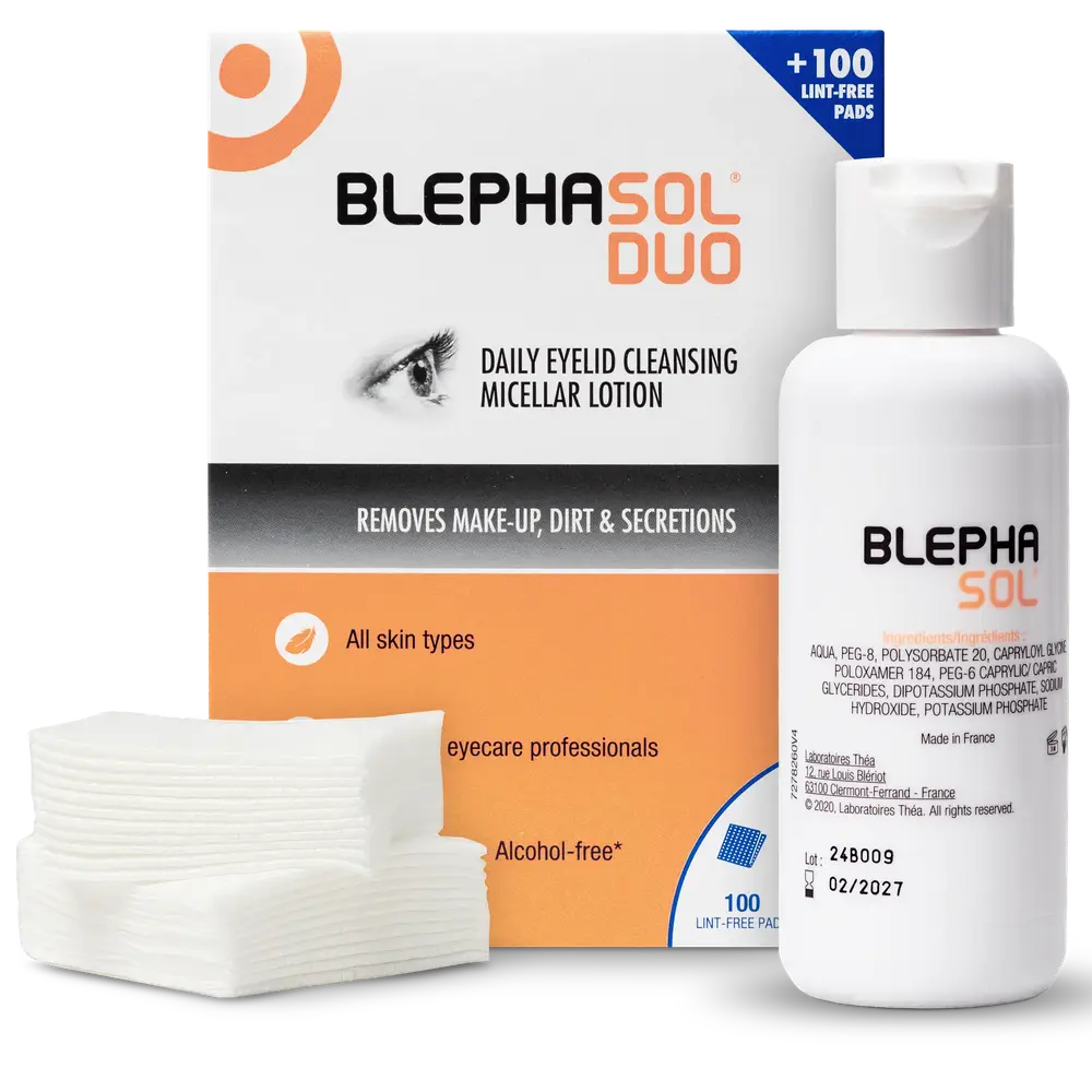 Théa BlephaSol Duo Daily Eyelid Cleansing Micellar Lotion Canada