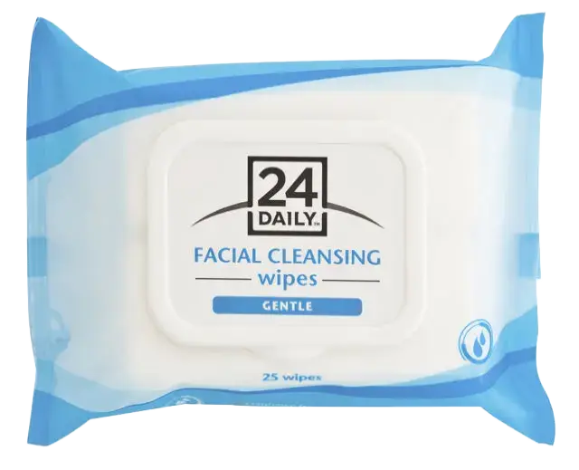 24 Daily Gentle Facial Cleansing Wipes
