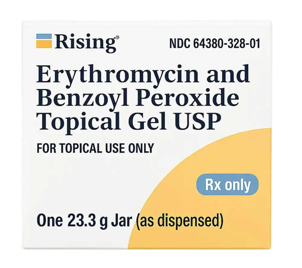 Rising Pharmaceuticals Erythromycin And Benzoyl Peroxide 3.5% Topical Gel USP