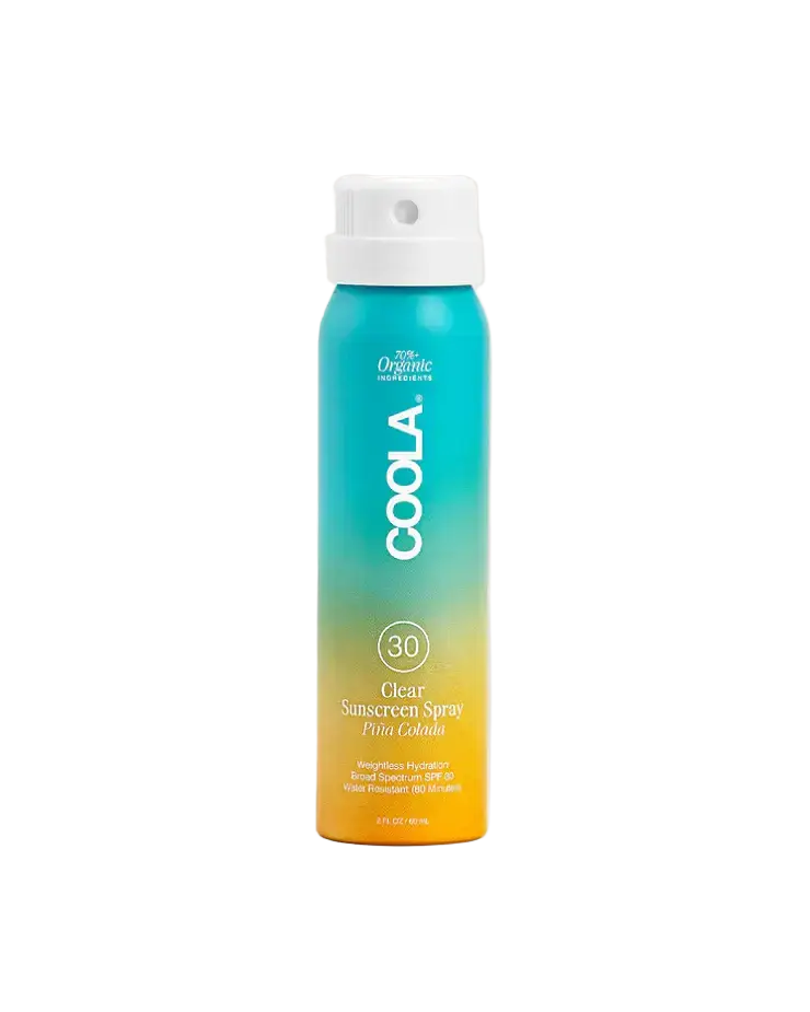 COOLA Clear Sunscreen Spray SPF 50 Piña Colada