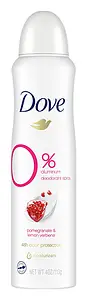 Dove 0% Aluminum Deodorant Pomegranate & Lemon Verbena