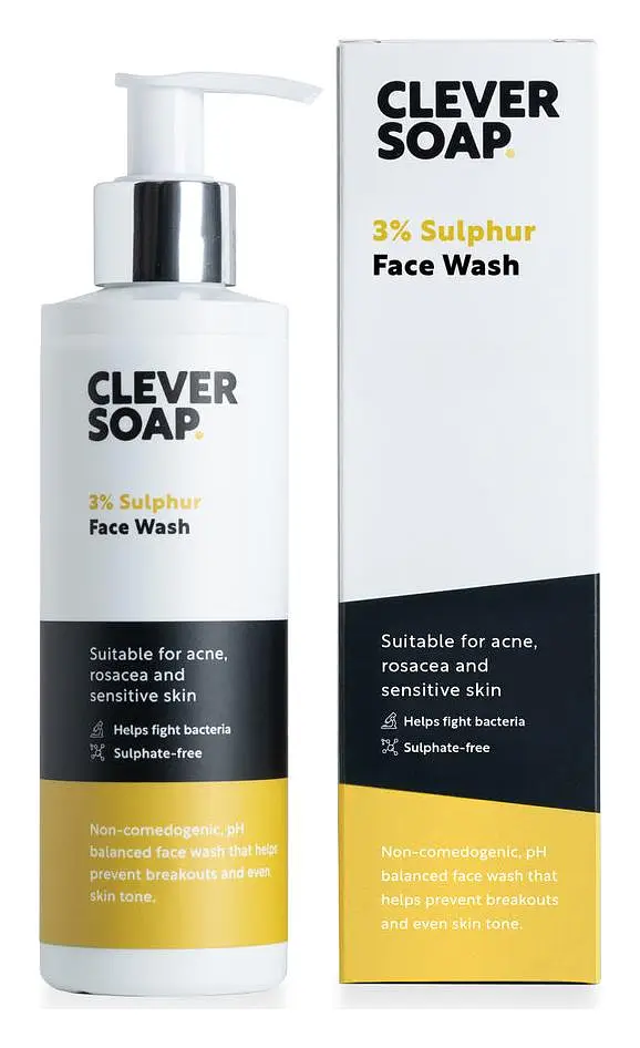 Clever Soap 3% Sulphur Face Wash