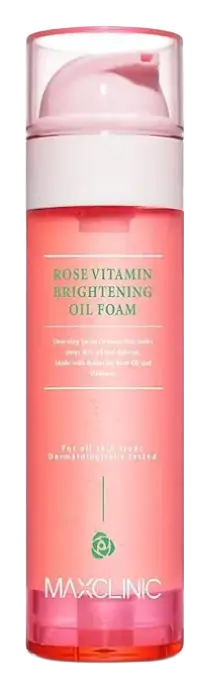 MAXCLINIC Rose Vitamin Brightening Oil Foam