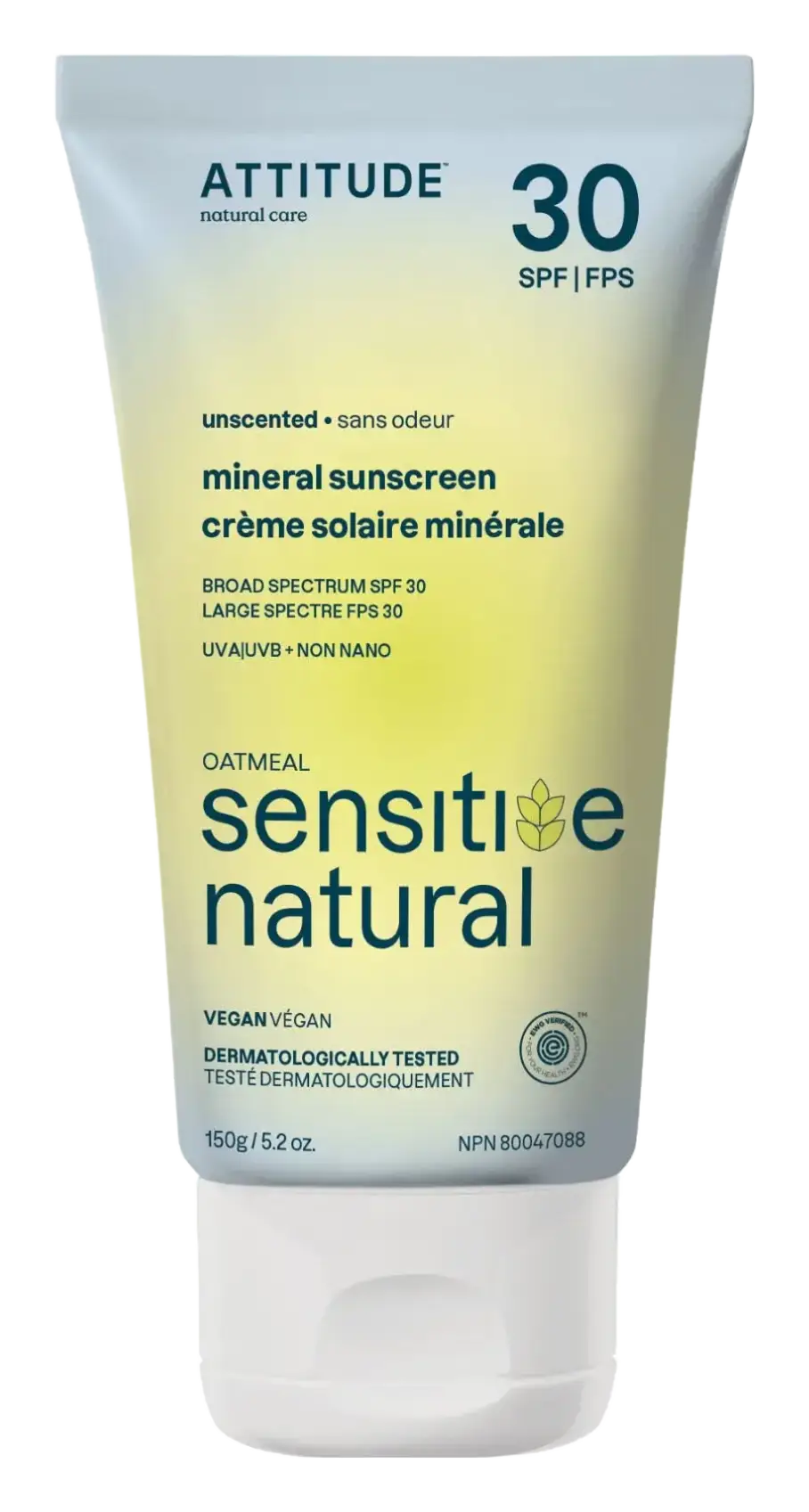 ATTITUDE Kids Mineral Sunscreen For Sensitive Skin SPF 30