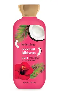 Bodycology 2 In 1 Body Wash & Bubble Bath Coconut Hibiscus