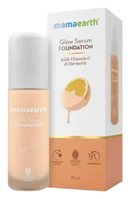 Mamaearth Glow Serum Foundation 01 Ivory