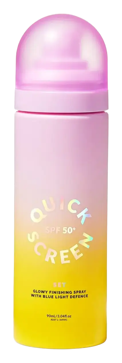 The Quick Flick Quick Screen SPF 50+ Set Finishing Spray With Blue Light Defence