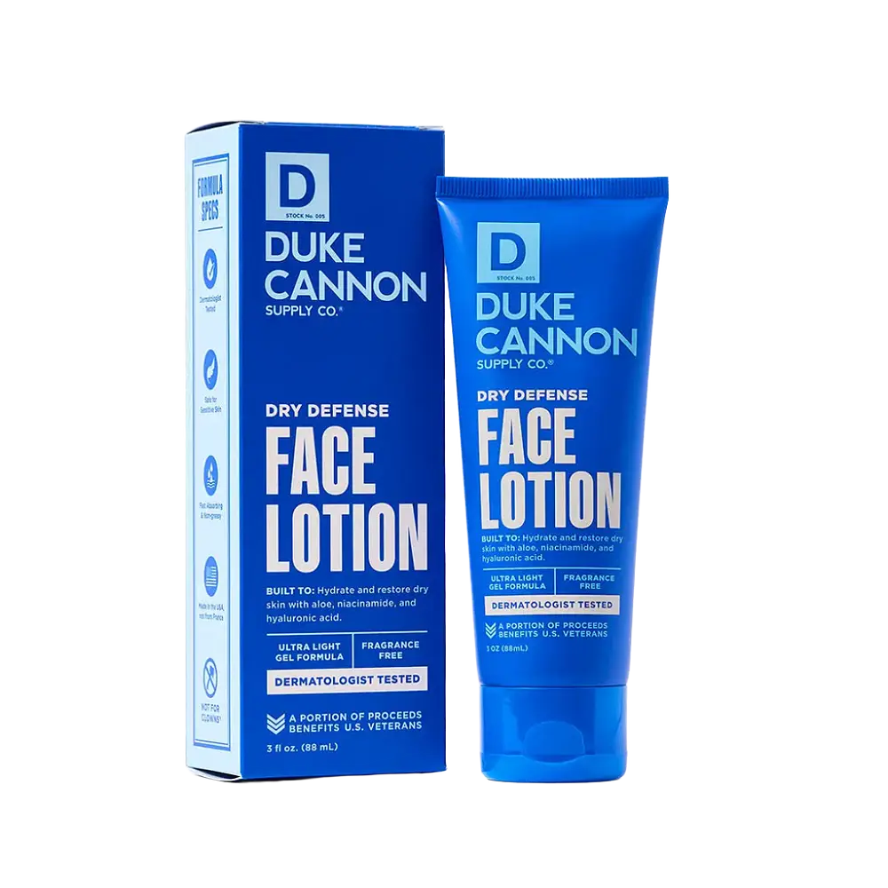 Duke Cannon Dry Defense Face Lotion