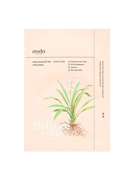 Ondo Beauty 36.5 Balance Your Own Beauty Mask Adenosine & Zhi Mu