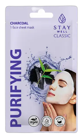 Stay Well Classic Mask Purifying Charcoal