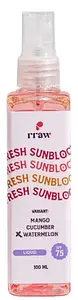 Rraw Skincare Liquid Sunblock SPF 75 Watermelon