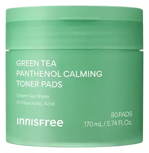 innisfree Green Tea Panthenol Calming Toner Pads