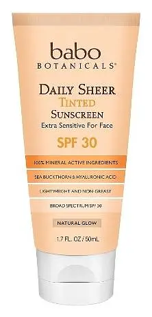 babo botanicals Daily Sheer Tinted Mineral Sunscreen Lotion SPF30