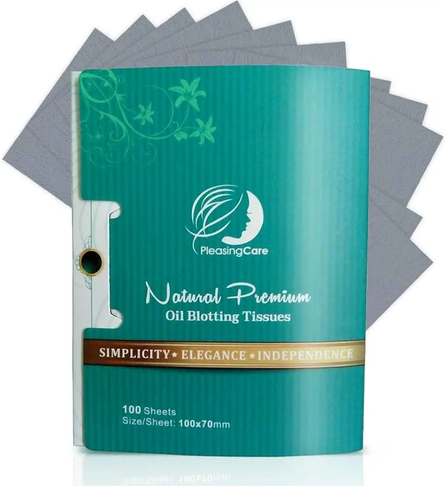 PleasingCare Natural Premium Oil Blotting Tissues