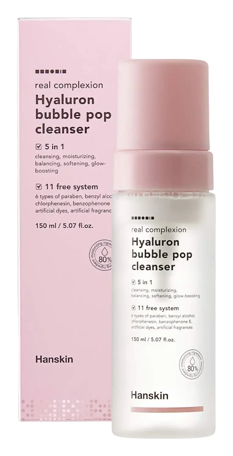 Hanskin Hyaluron Bubble Pop Cleanser