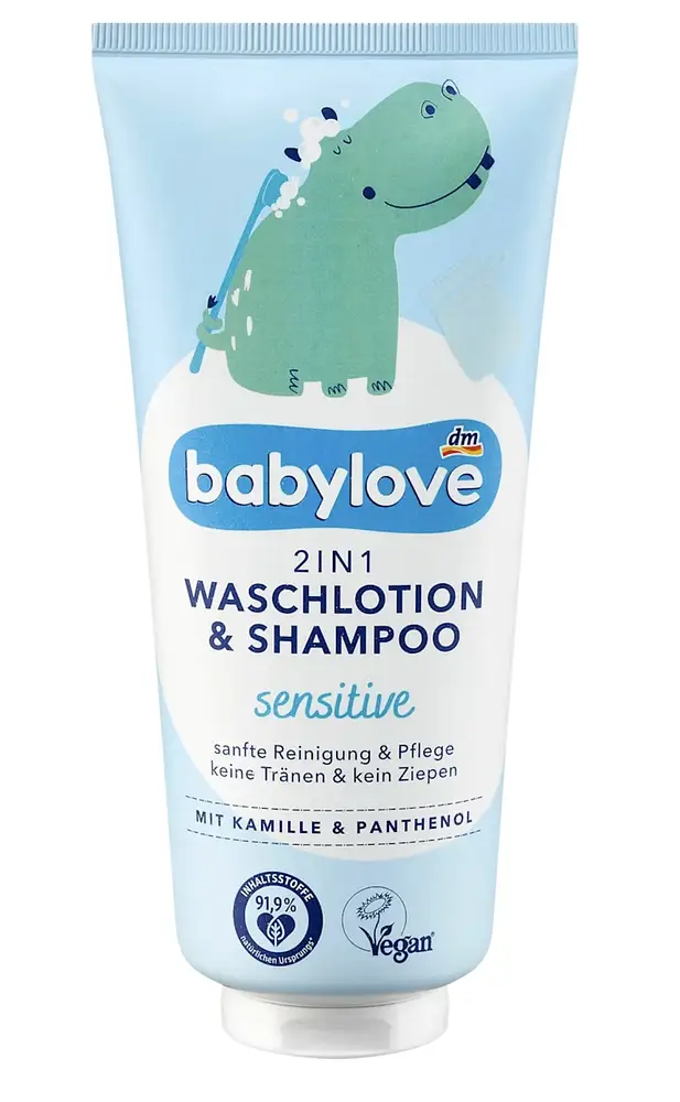babylove dm Babyshampoo Dusche & Waschlotion 2in1