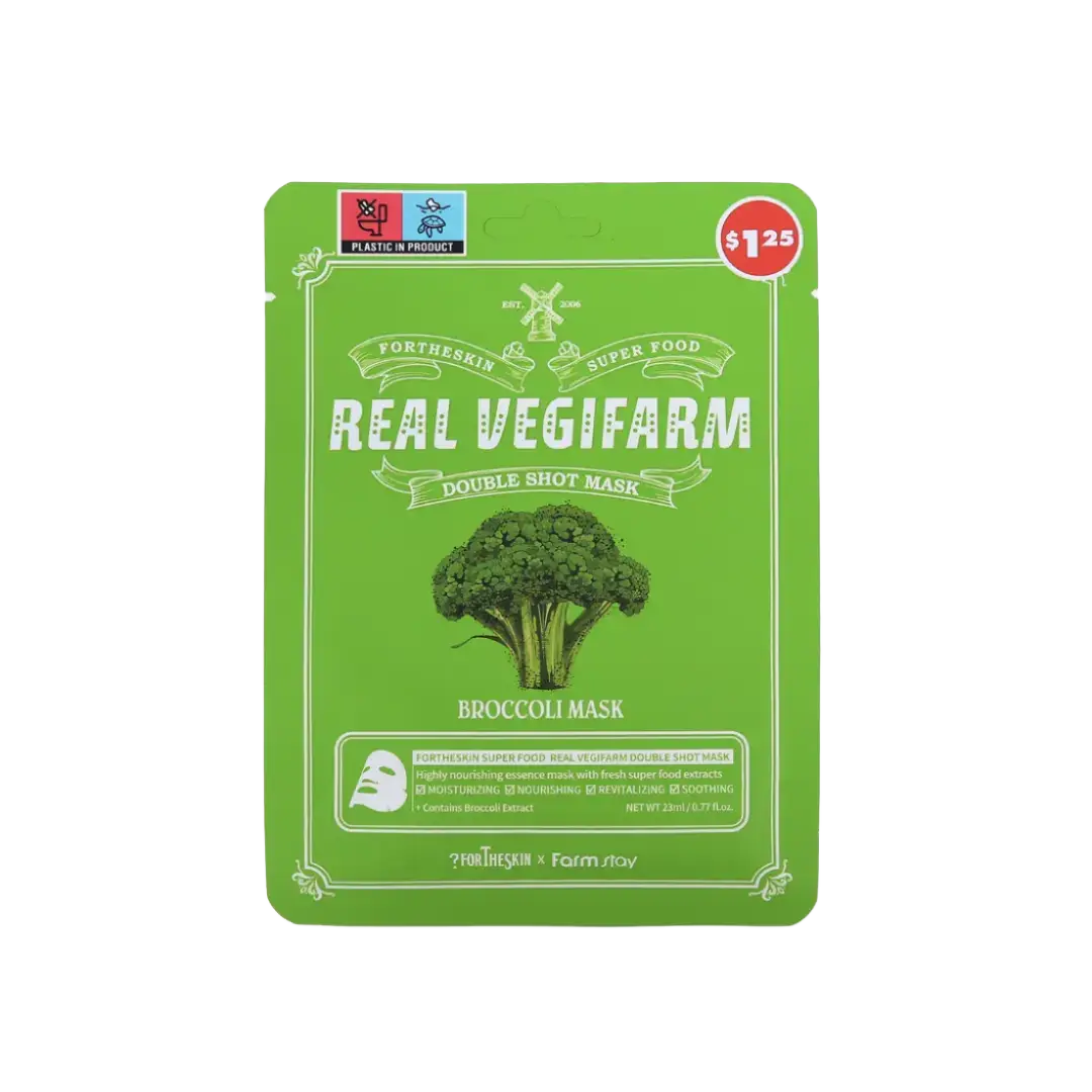 Farm Stay For The Skin Real Vegifarm Double Shot Mask