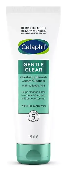 Cetaphil Gentle Clear Clarifying Blemish Cream Cleanser UK