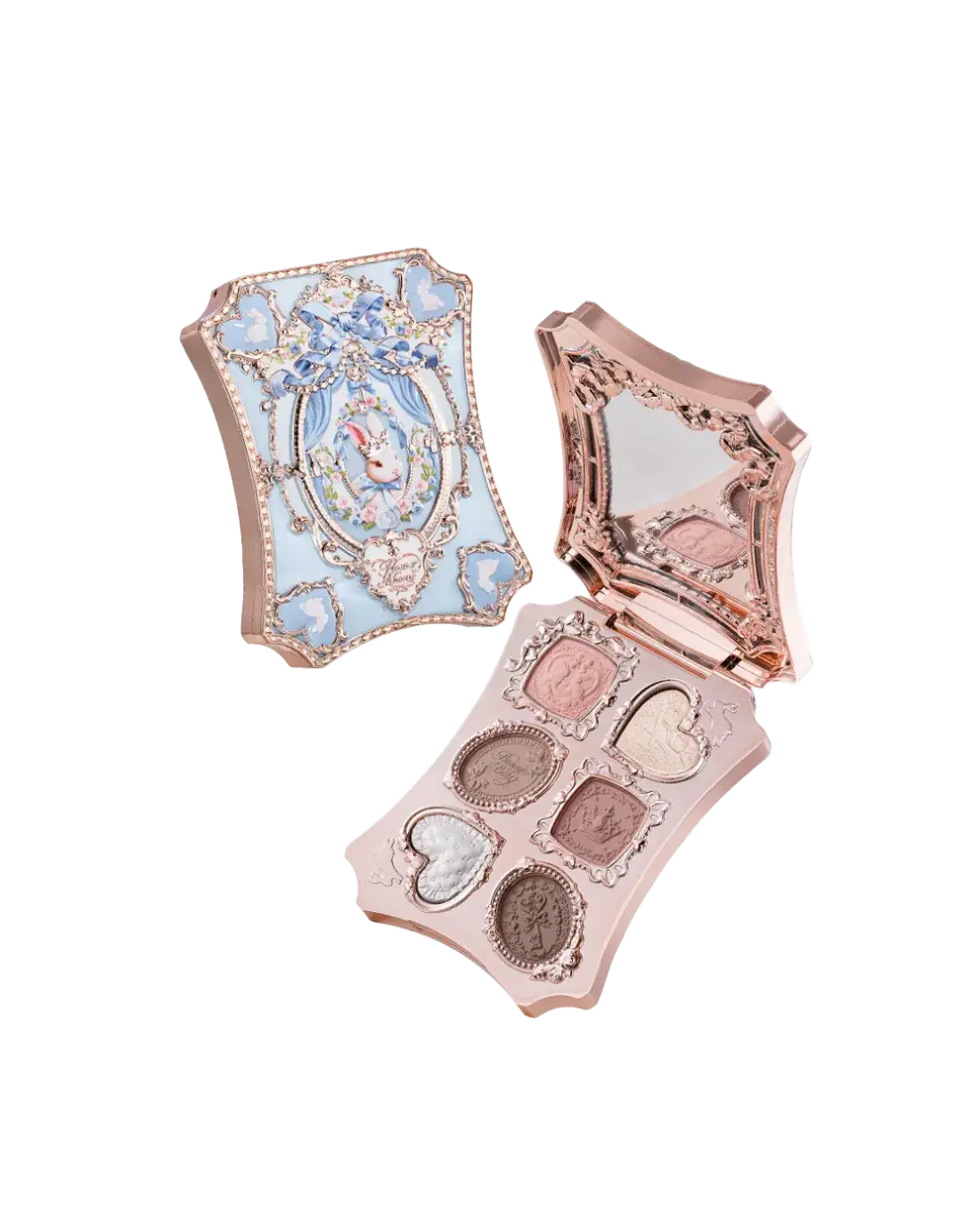 Flower Knows Bunny Garden 6-Color Makeup Palette 01 White Bunny