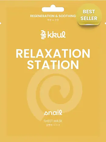 Kkul Relaxation Station Snail Sheet Mask