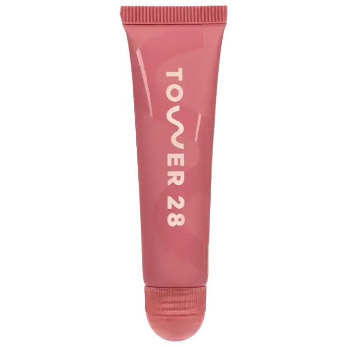 Tower 28 Beauty Lipsoftie Lip Treatment Red Bean Mochi