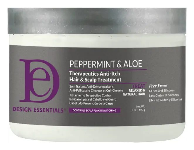 Design Essentials Peppermint & Aloe Therapeutics Anti-Itch Hair & Scalp Treatment