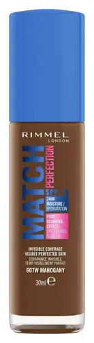 Rimmel London Match Perfection Foundation 607W Mahogany
