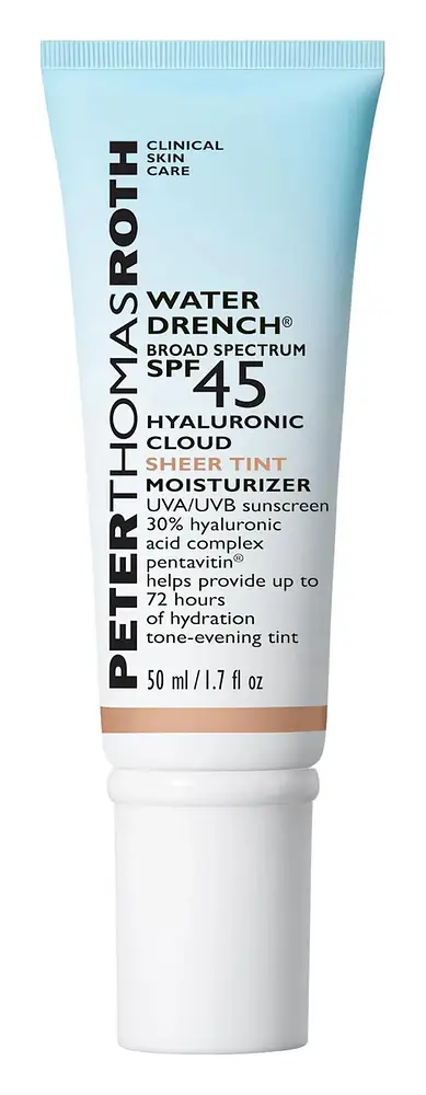 Peter Thomas Roth Water Drench Broad Spectrum SPF 45 Hyaluronic Cloud Sheer Tint Moisturizer
