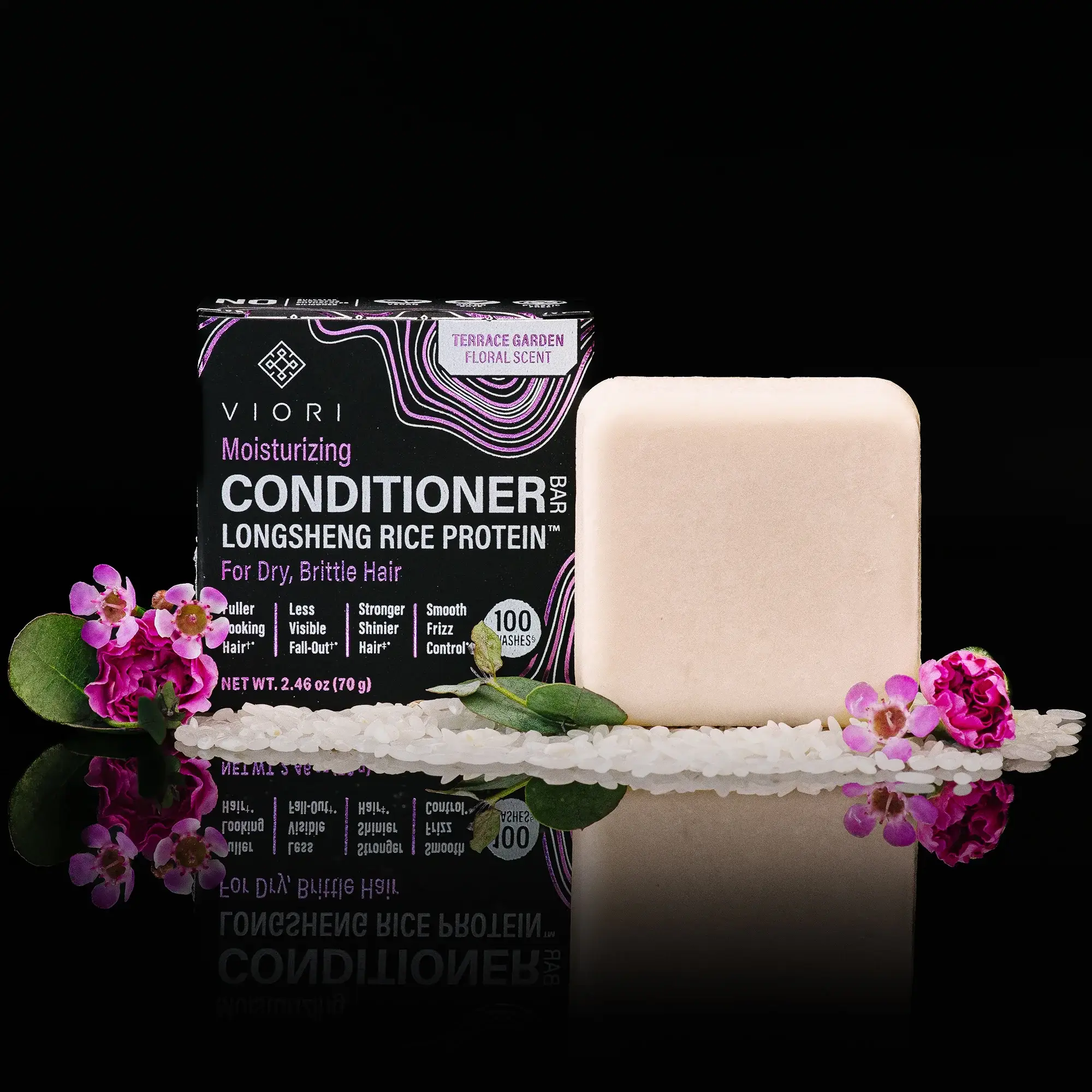 Viori Rice Water Infused Conditioner Bar Terrace Garden