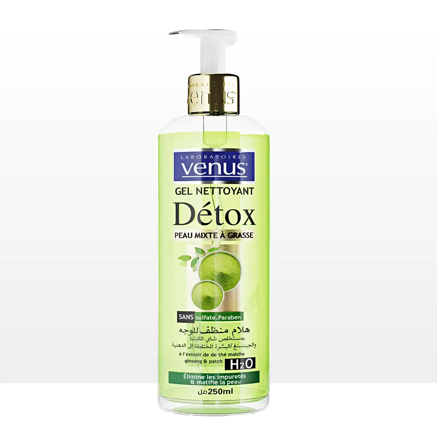laboratoires venus Gel Nettoyant Detox Peau Mixte À Grasse