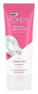 Pond's Bright Beauty Spotless Glow Facewash With Vitamin B3 India