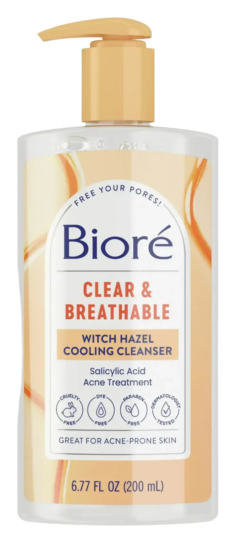 Biore Clear & Breathable Witch Hazel Cooling Cleanser