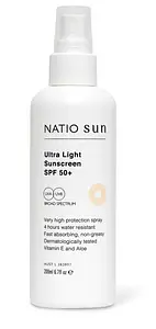 Natio Ultra Light Spray Sunscreen SPF 50+