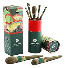 Eigshow Beauty Essential Series 7Pc Brush Kit Green