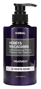 Kundal Honey & Macadamia Hydro-Intensive Protein Premium Hair Treatment White Musk