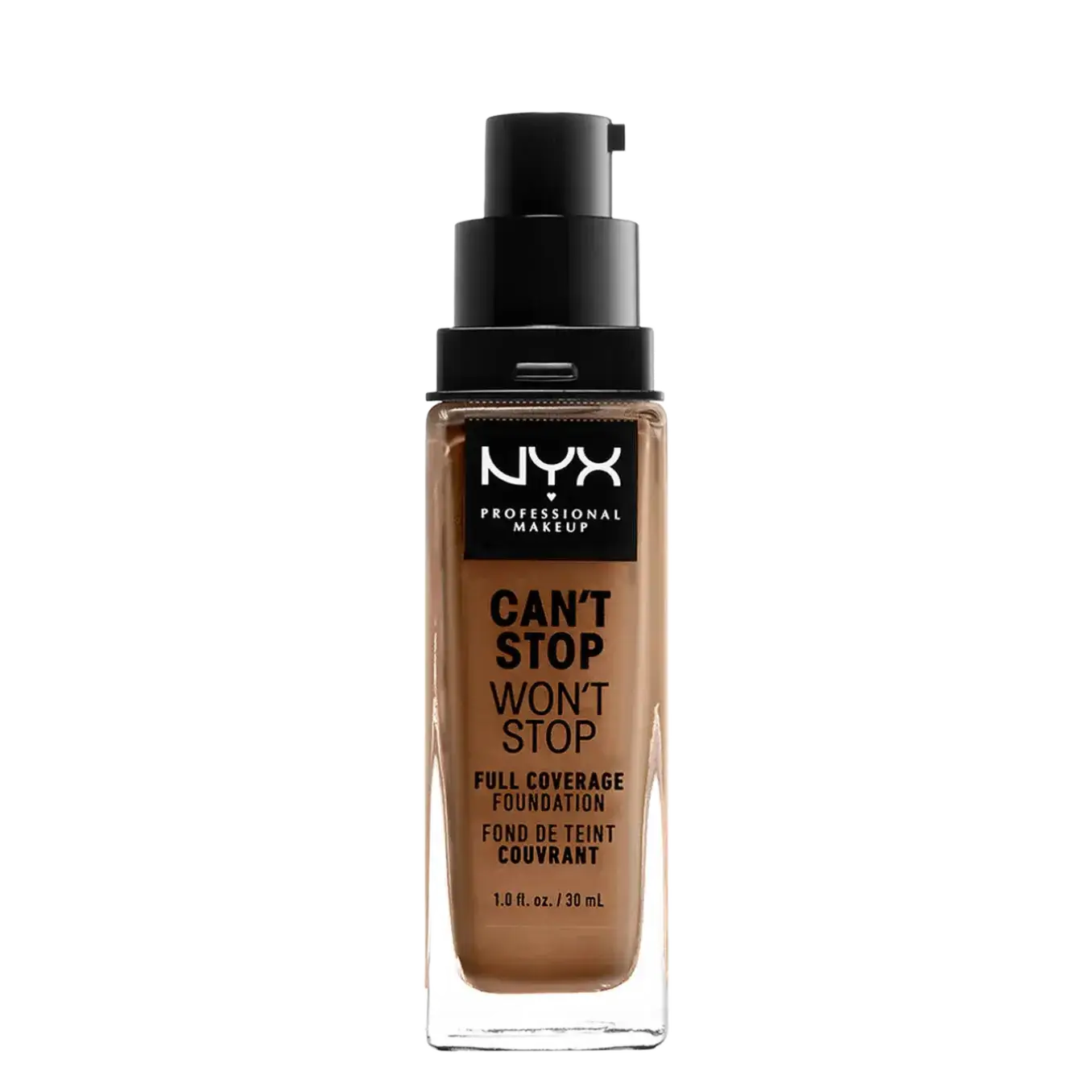 NYX Cosmetics Can't Stop Won't Stop Full Coverage Foundation 16 Mahogany
