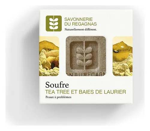 Savonnerie Du Regagnas Soufre Tea Tree Et Baies De Laurier