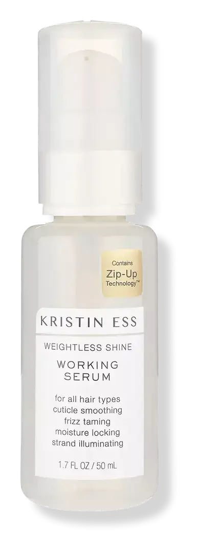 Kristin Ess Hair Weightless Shine Working Serum for Frizz Taming + Hair Smoothing