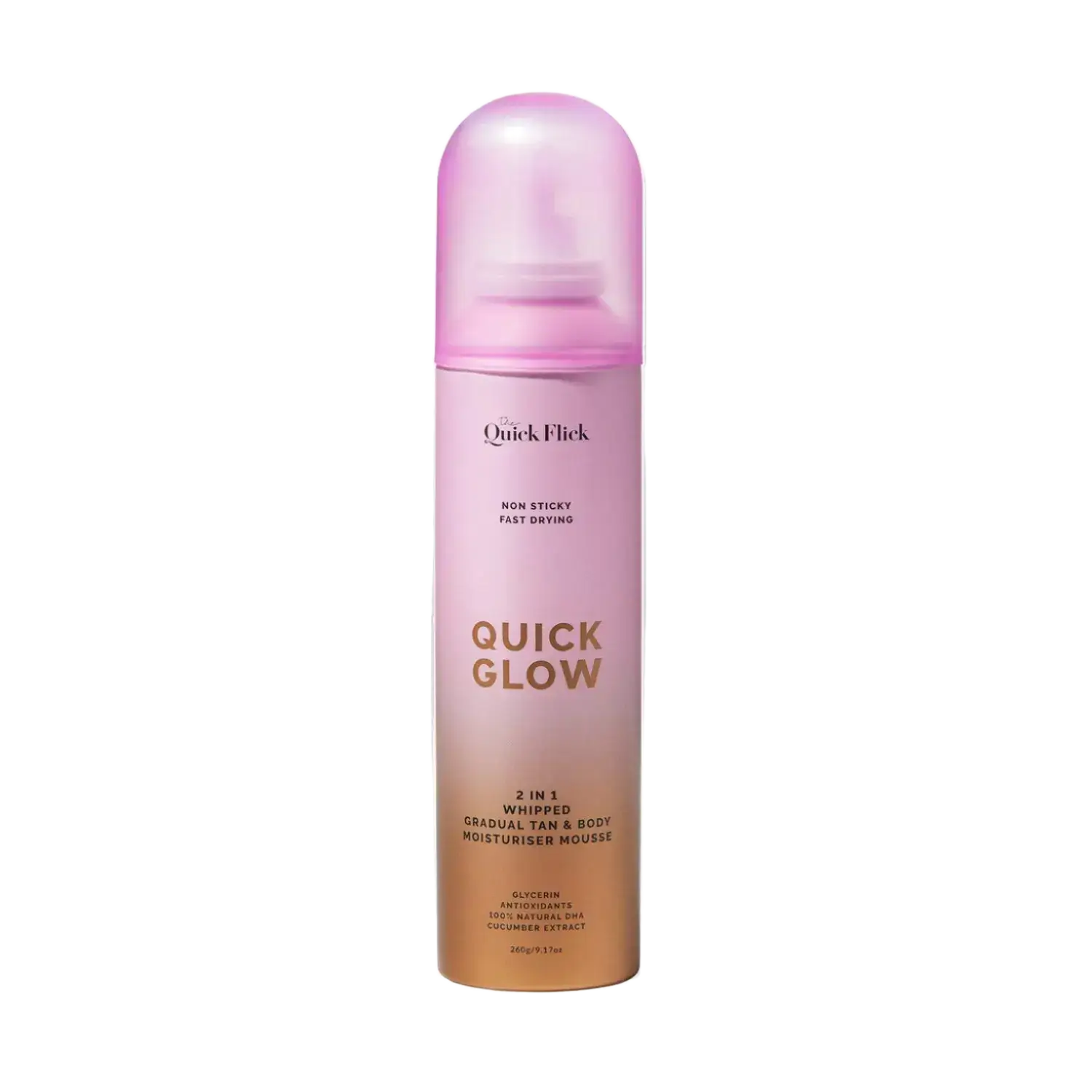 The Quick Flick Whipped Gradual Tan Body Moisturiser Mousse Australia