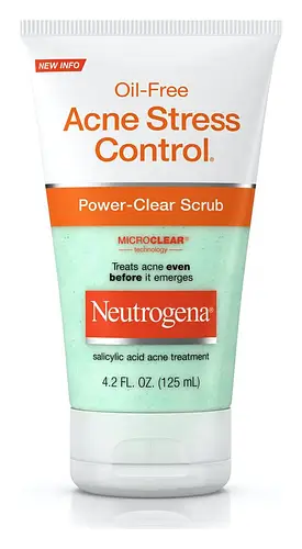 Neutrogena Oil-Free Acne Stress Control Power-Clear Scrub