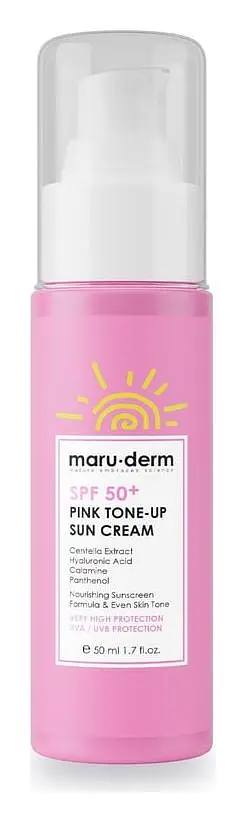 maru.derm Pink Tone-Up Sunscreen SPF 50+