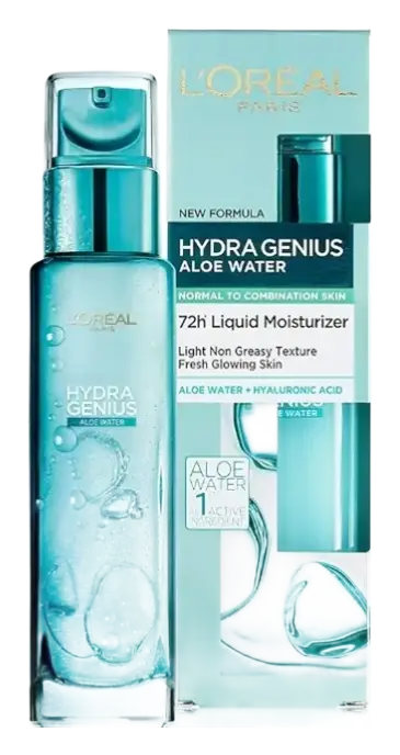 L'Oreal Hydra Genius Aloe Water Liquid Moisturizer For Normal To Combination Skin