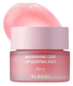 KLAVUU Nourishing Care Lip Sleeping Pack Berry