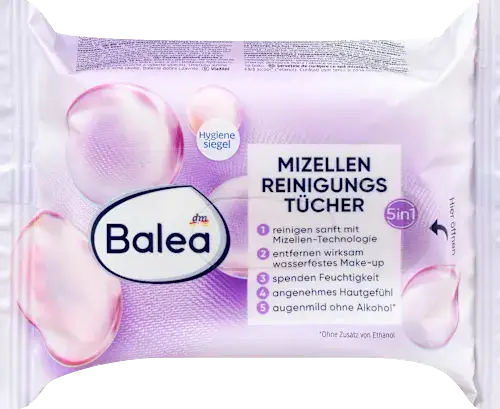 Balea Mizellen Reinigungstücher